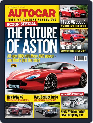 Autocar June 11th, 2014 Digital Back Issue Cover