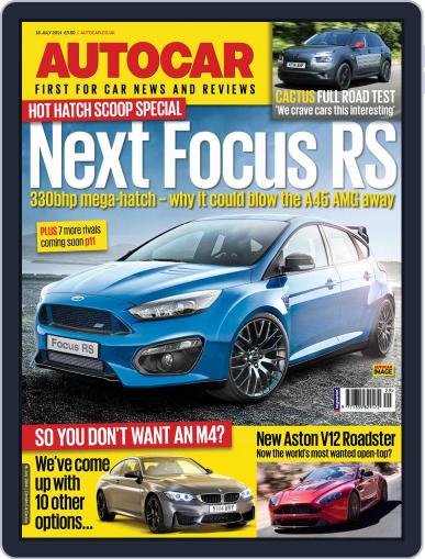 Autocar July 16th, 2014 Digital Back Issue Cover