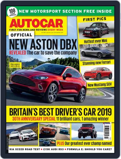 Autocar November 20th, 2019 Digital Back Issue Cover