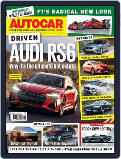 Autocar November 27th, 2019 Digital Back Issue Cover