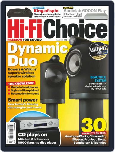 Hi-Fi Choice September 1st, 2019 Digital Back Issue Cover