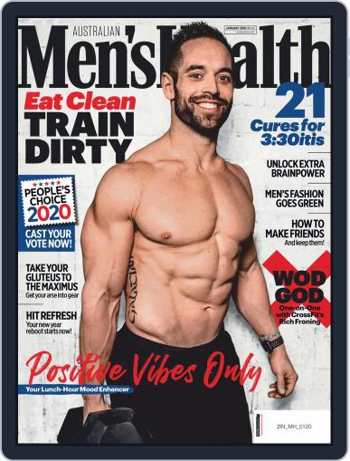 Men's Health Australia January 1st, 2020 Digital Back Issue Cover