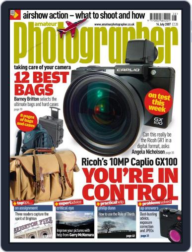 Amateur Photographer July 12th, 2007 Digital Back Issue Cover