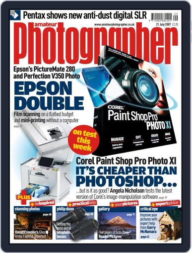 Amateur Photographer July 16th, 2007 Digital Back Issue Cover