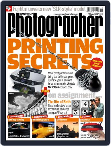 Amateur Photographer August 7th, 2007 Digital Back Issue Cover