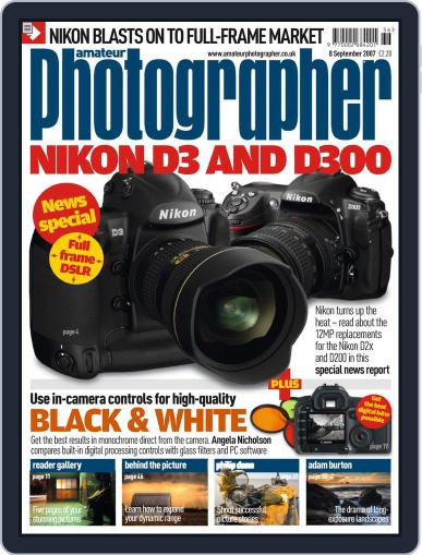 Amateur Photographer September 3rd, 2007 Digital Back Issue Cover