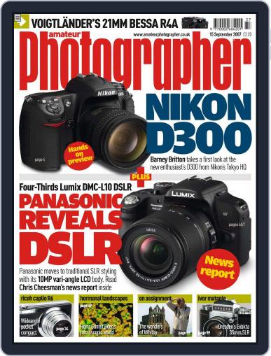 Amateur Photographer September 12th, 2007 Digital Back Issue Cover