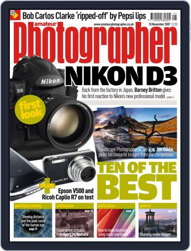 Amateur Photographer November 6th, 2007 Digital Back Issue Cover