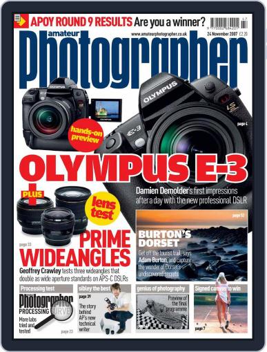 Amateur Photographer November 20th, 2007 Digital Back Issue Cover
