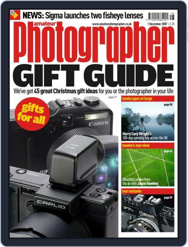 Amateur Photographer November 27th, 2007 Digital Back Issue Cover