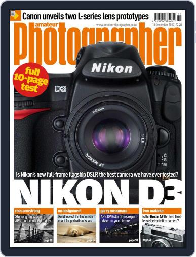 Amateur Photographer December 10th, 2007 Digital Back Issue Cover