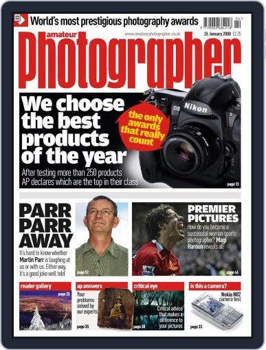 Amateur Photographer January 23rd, 2008 Digital Back Issue Cover