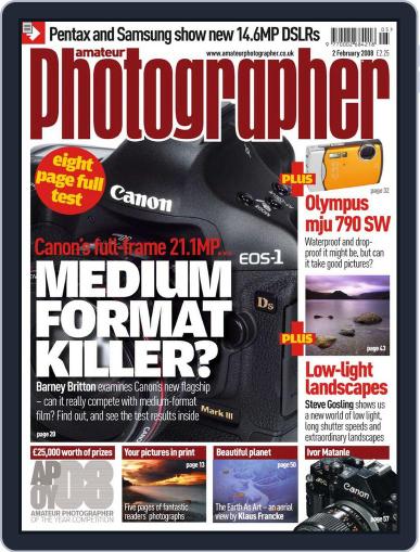 Amateur Photographer January 29th, 2008 Digital Back Issue Cover