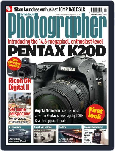Amateur Photographer February 5th, 2008 Digital Back Issue Cover