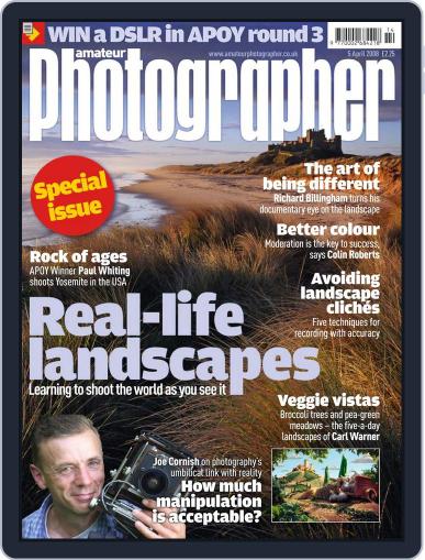 Amateur Photographer April 1st, 2008 Digital Back Issue Cover