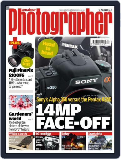 Amateur Photographer May 14th, 2008 Digital Back Issue Cover