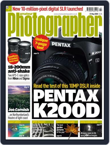 Amateur Photographer May 28th, 2008 Digital Back Issue Cover