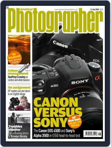 Amateur Photographer July 9th, 2008 Digital Back Issue Cover