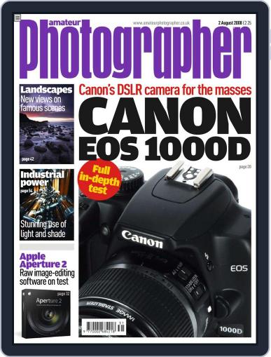 Amateur Photographer July 29th, 2008 Digital Back Issue Cover