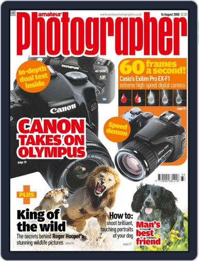 Amateur Photographer August 12th, 2008 Digital Back Issue Cover
