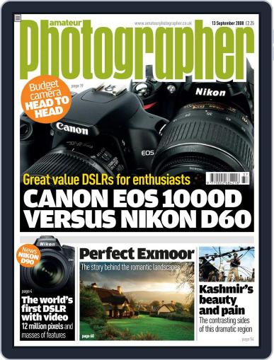 Amateur Photographer September 10th, 2008 Digital Back Issue Cover