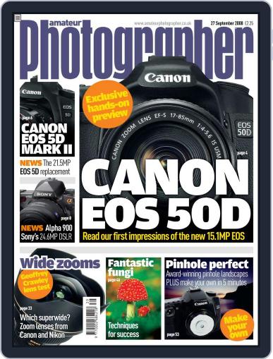 Amateur Photographer September 24th, 2008 Digital Back Issue Cover