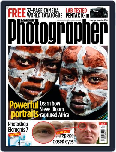 Amateur Photographer December 1st, 2008 Digital Back Issue Cover