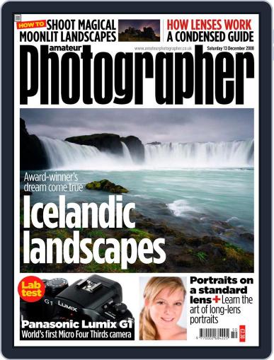 Amateur Photographer December 8th, 2008 Digital Back Issue Cover