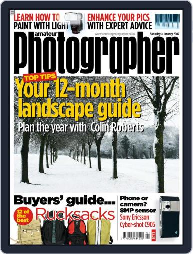 Amateur Photographer December 29th, 2008 Digital Back Issue Cover