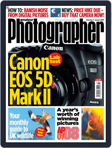 Amateur Photographer January 12th, 2009 Digital Back Issue Cover