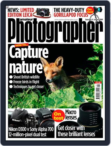Amateur Photographer January 26th, 2009 Digital Back Issue Cover