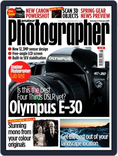 Amateur Photographer February 16th, 2009 Digital Back Issue Cover