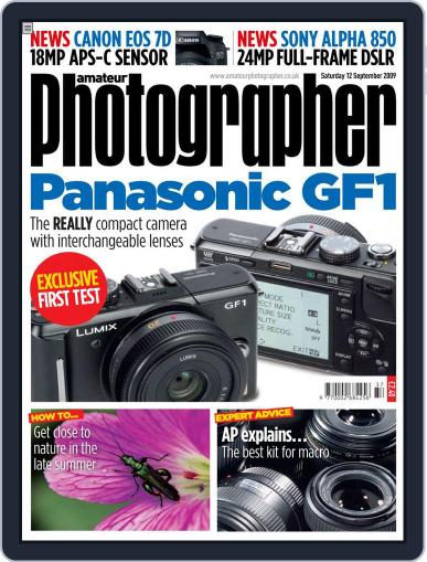 Amateur Photographer September 8th, 2009 Digital Back Issue Cover