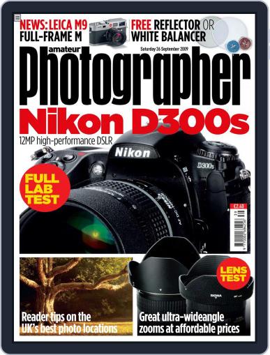 Amateur Photographer September 22nd, 2009 Digital Back Issue Cover