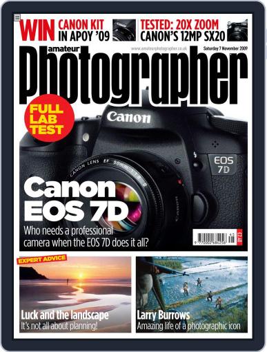 Amateur Photographer November 2nd, 2009 Digital Back Issue Cover