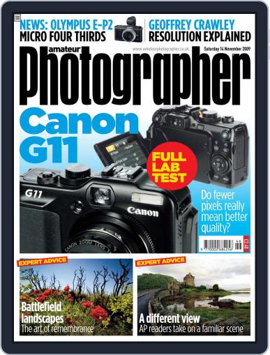 Amateur Photographer November 10th, 2009 Digital Back Issue Cover