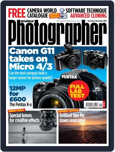 Amateur Photographer December 1st, 2009 Digital Back Issue Cover