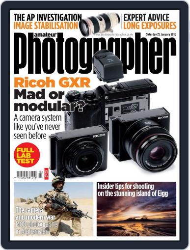 Amateur Photographer January 18th, 2010 Digital Back Issue Cover