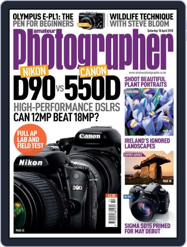 Amateur Photographer April 4th, 2010 Digital Back Issue Cover