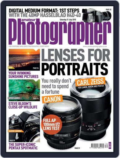 Amateur Photographer July 27th, 2010 Digital Back Issue Cover