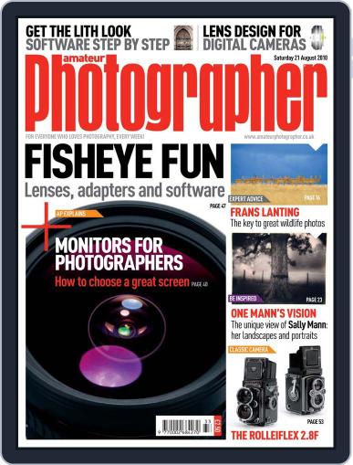 Amateur Photographer August 16th, 2010 Digital Back Issue Cover