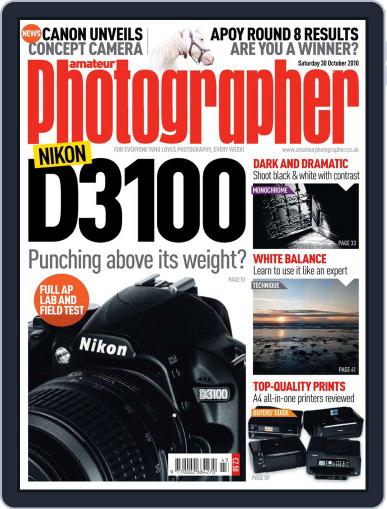 Amateur Photographer October 25th, 2010 Digital Back Issue Cover