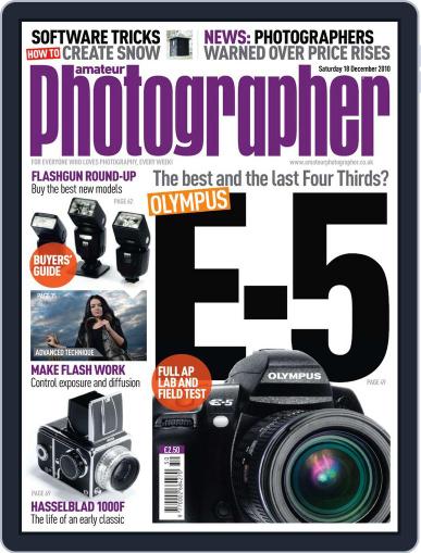 Amateur Photographer December 13th, 2010 Digital Back Issue Cover