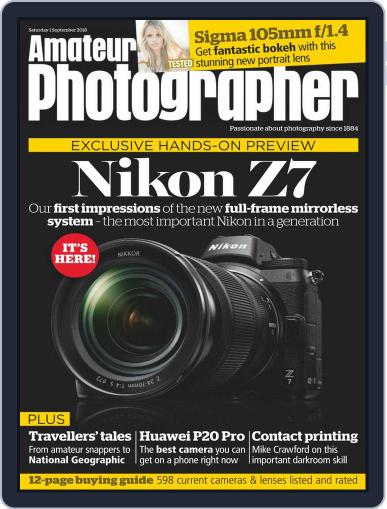 Amateur Photographer September 1st, 2018 Digital Back Issue Cover