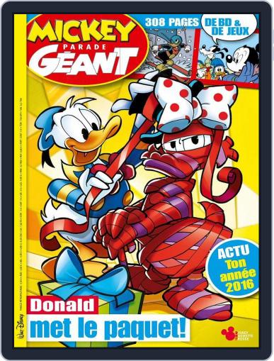 Mickey Parade Géant January 6th, 2016 Digital Back Issue Cover