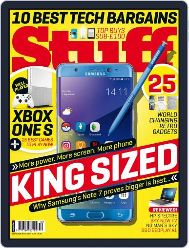 Stuff UK October 1st, 2016 Digital Back Issue Cover