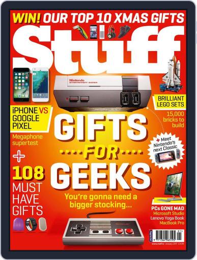 Stuff UK January 1st, 2017 Digital Back Issue Cover