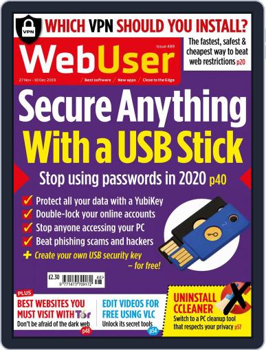 Webuser November 27th, 2019 Digital Back Issue Cover
