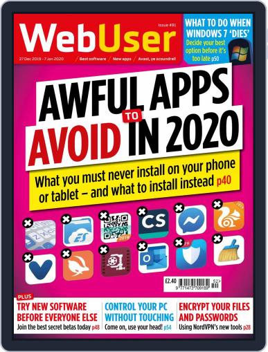 Webuser December 27th, 2019 Digital Back Issue Cover