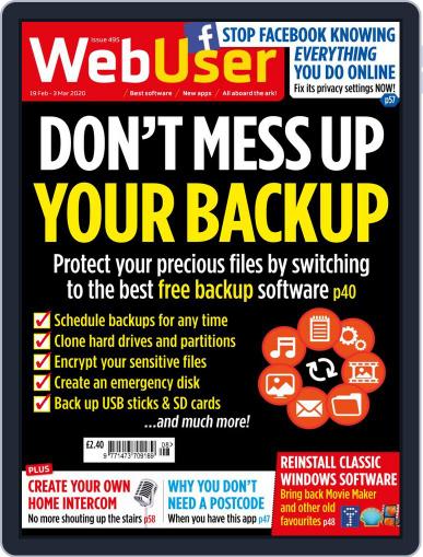 Webuser February 12th, 2020 Digital Back Issue Cover